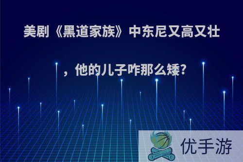 美剧《黑道家族》中东尼又高又壮，他的儿子咋那么矮?