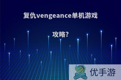 复仇vengeance单机游戏攻略?