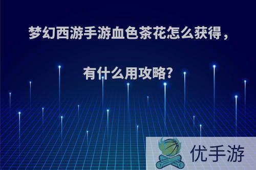 梦幻西游手游血色茶花怎么获得，有什么用攻略?