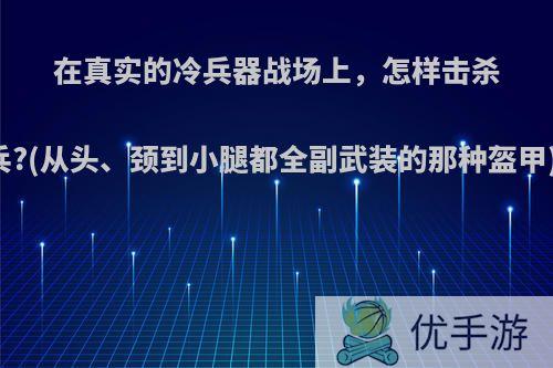 在真实的冷兵器战场上，怎样击杀身穿盔甲的士兵?(从头、颈到小腿都全副武装的那种盔甲)方法都有哪些?