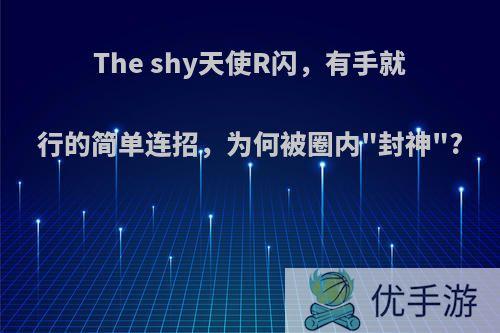 The shy天使R闪，有手就行的简单连招，为何被圈内