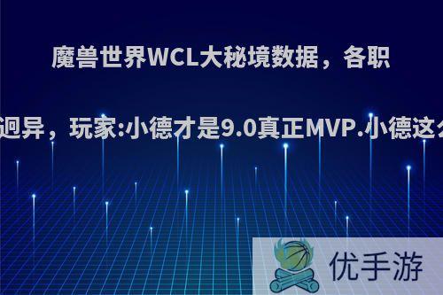 魔兽世界WCL大秘境数据，各职业表现迥异，玩家:小德才是9.0真正MVP.小德这么强吗?