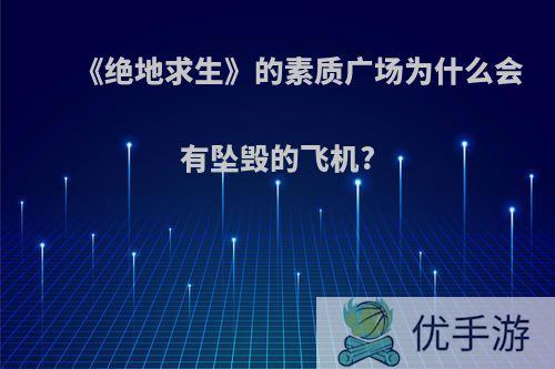 《绝地求生》的素质广场为什么会有坠毁的飞机?