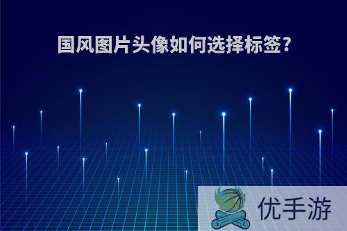 国风图片头像如何选择标签?