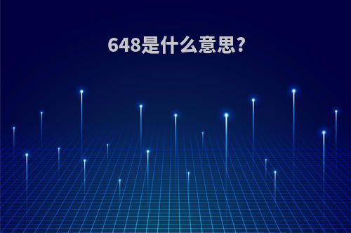 648是什么意思?